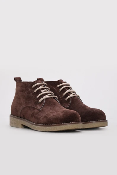 Hakiki Deri Kürklü  Kadın Klasik Bot 257KZA2024 - Resim 9