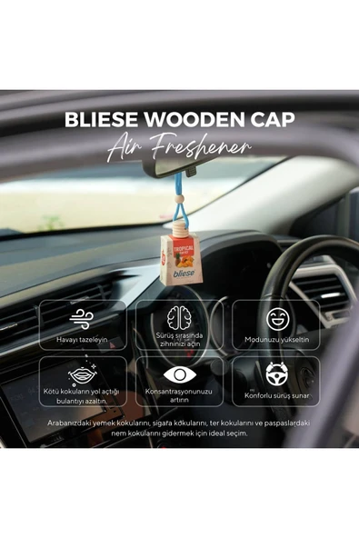 Bliese Coffee Casablanca Oda ve Oto Araç Kokusu, Araba Kokusu, Oto Kokusu - Resim 4