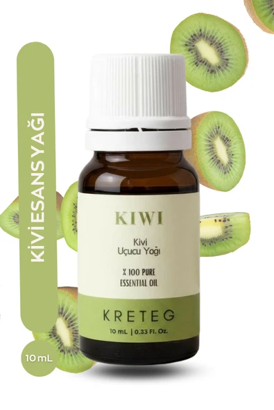 kreteg Kivi Esansiyel 10 ml Uçucu Yağ Buhurdanlık Yağı Hava Nemlendirici Aroma Difizörü Kokusu Esans