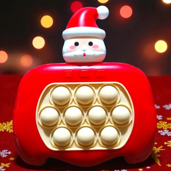 YÜKSEK KALİTE NOEL BABA POPİT OYUNU SESLİ IŞIKLI POPİT VIP AKIL OYUNLARI YILBAŞI NOEL HEDİYELERİ - Resim 3