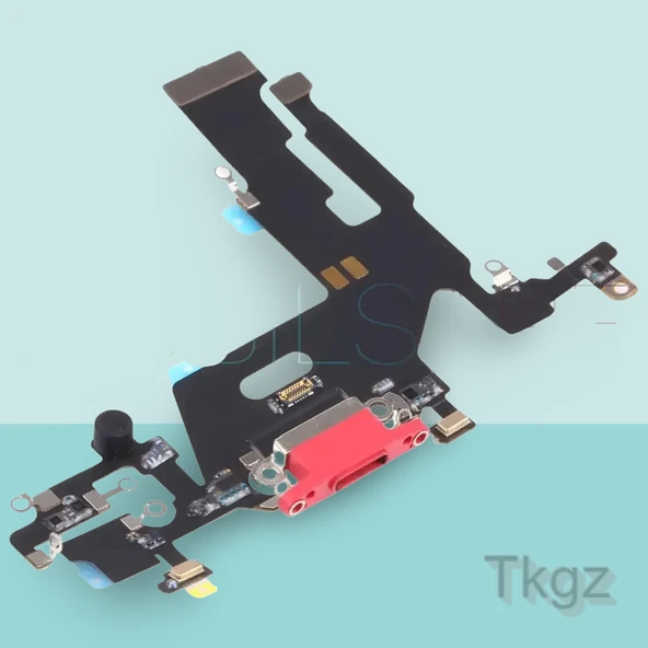 Apple İphone 11 Full Şarj Soketi Filmi FLEX Orjinal (KIRMIZI) ürün görseli 1