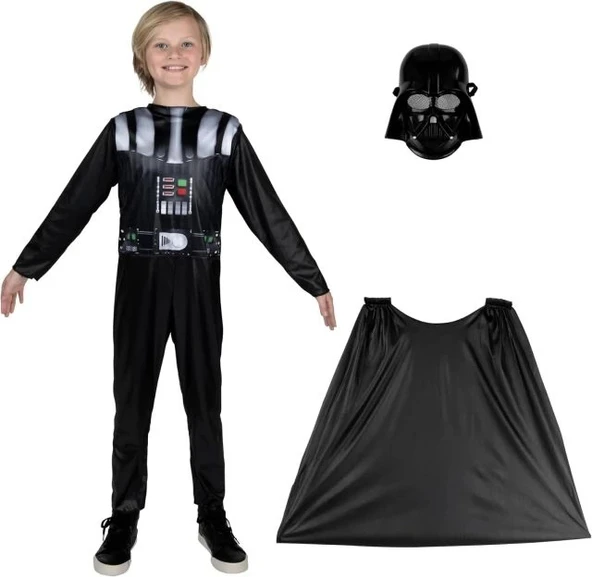 STAR WARS Official Genç Çocuklar İçin Darth Vader Kostüm - 3