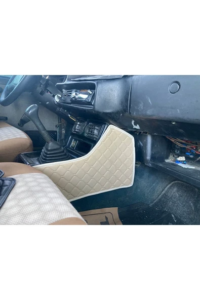 ncotodizayn Krem Tofaş Uyumlu Orta Konsol Yan Kaplama Kapitone Kumaş - Resim 2