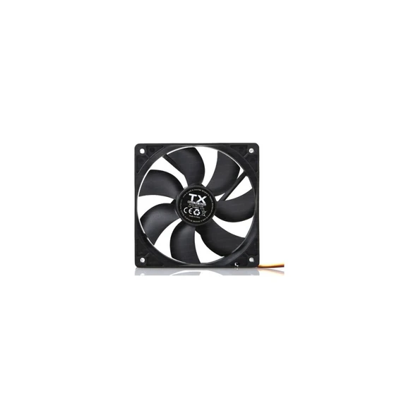 12 cm Sessiz Siyah Kasa Fanı (TXCCF12BK) ürün görseli 1