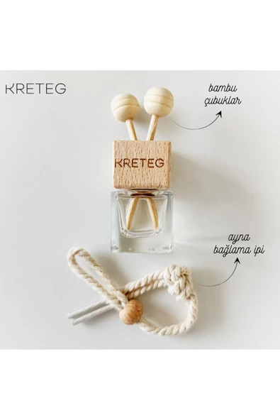 kreteg Araba Kokusu Araç Oto Kokusu Diffuser Klima Velvet Orchard 8 ml - Resim 5