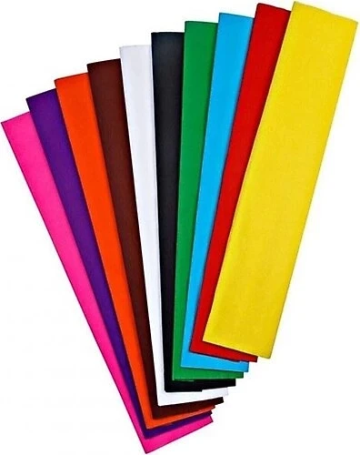 Krapon Kağıdı 10 Adet Karışık Renk ürün görseli