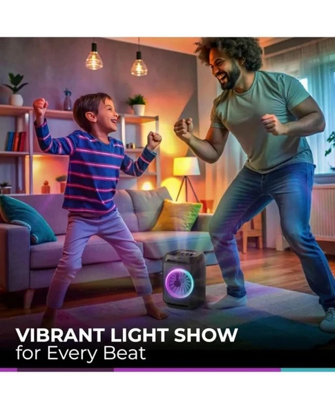 PHILIPS Bluetooth LED Aydınlatmalı Parti Hoparlörü - 6