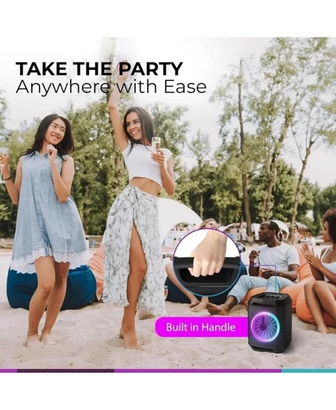 PHILIPS Bluetooth LED Aydınlatmalı Parti Hoparlörü - 5