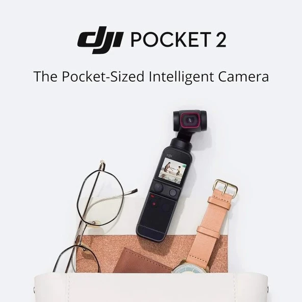 DJI Pocket 2 Creator Combo 3 Eksenli Gimbal Sabitleyici 4K Kamera - 2