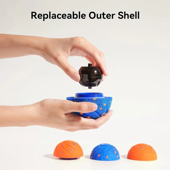 Cheerble Akıllı Köpek Oyuncağı - Şarjlı, Mavi, 7x7x7 cm, İnteraktif Hareketli Top - Resim 7