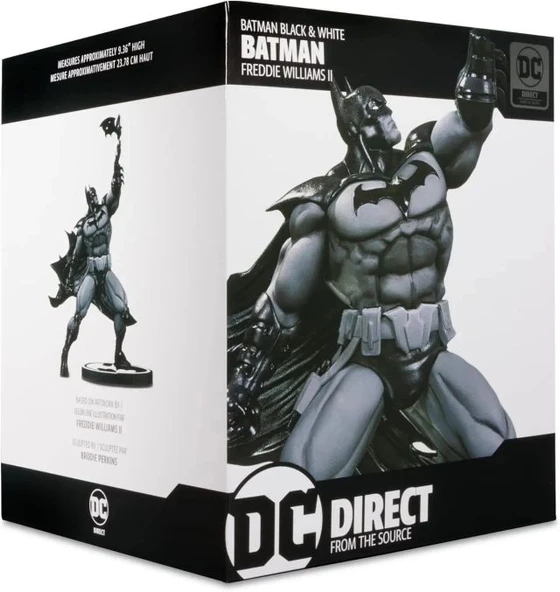 McFarlane Toys - DC Direct - Batman Siyah & Beyaz - Figürü (Reçine) - 8