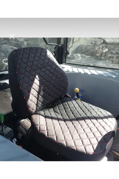 ncotodizayn New Holland Tt/55 Mavi Boncuk Traktör Koltuk Kılıfı Maviı Dikişli Kapitone - Resim 4