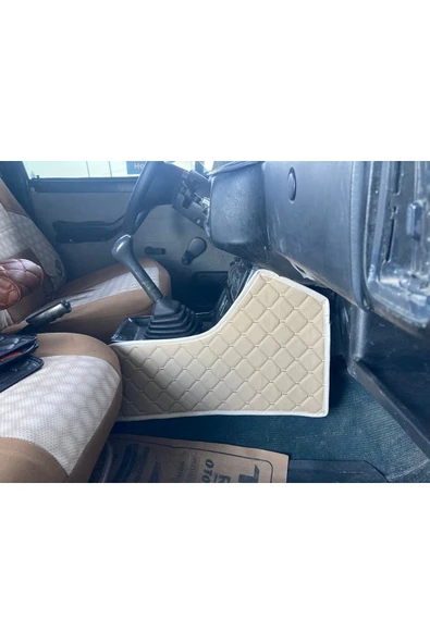 ncotodizayn Krem Tofaş Uyumlu Orta Konsol Yan Kaplama Kapitone Kumaş - Resim 5