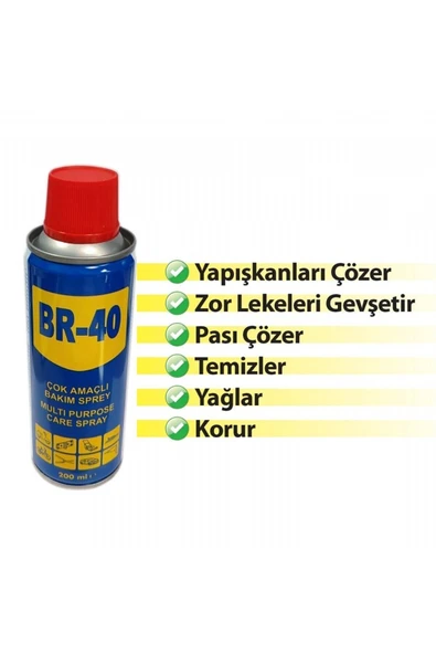 BR-40 Çok Amaçlı Bakım Spreyi 200 Ml BR0850120 - Resim 2