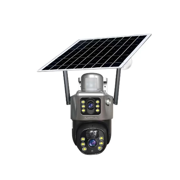 3 MP + 3 MP Çift Lens Solar TF Kart Girişli 4G Kamera - 2