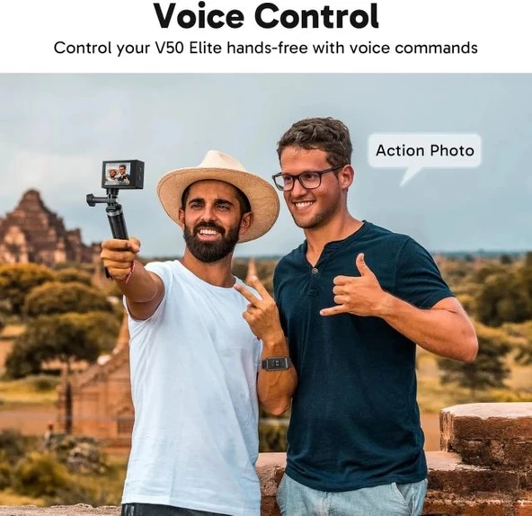 AKASO V50 Elite 4K60fps Dokunmatik Ekran WiFi Su Geçirmez Aksiyon Kamerası - 5