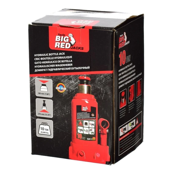 Bigred Şişe Kriko 10 Ton - T91004D - Resim 4