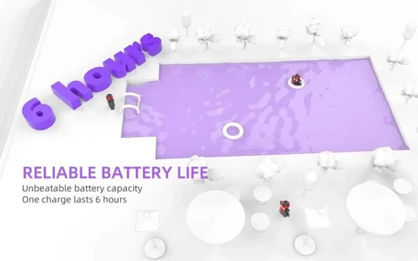 BOIFUN Taşınabilir DVD Oynatıcı 15.6" Geniş HD Ekran - 3