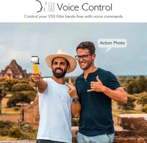 AKASO V50 Elite 4K60fps Dokunmatik Ekran WiFi Su Geçirmez Aksiyon Kamerası - 4