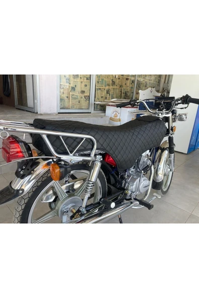 ncotodizayn Cg Motosiklet Kılıfı Komple Kapitone Kuba  uyumlu Asya Falcon 125/100/150 Lik - Resim 4