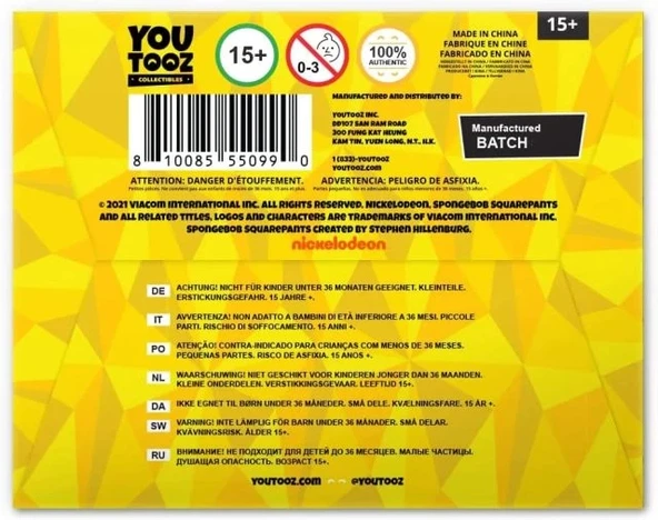 YouTooz Squidward İçeride Vinil Figür - 8