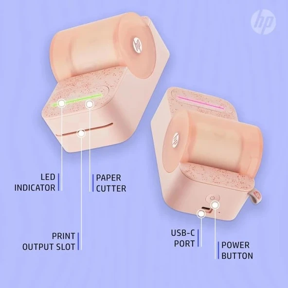 HP Sprocket Panorama Instant Taşınabilir Etiket ve Fotoğraf Yazıcısı Hediye Paketi - 8