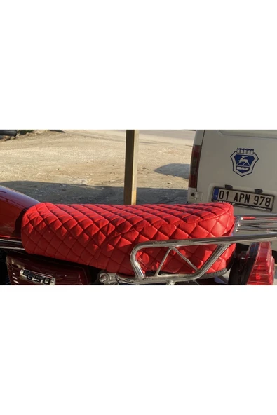 ncotodizayn Kırmızı Cg Uyumlu Motosiklet Koltuk Kılıfı Kuba Asya Falcon Kanuni Breton - 6