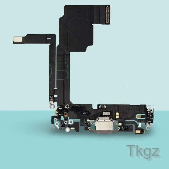 Apple İphone 15 PRO Full Şarj Soketi Filmi FLEX Orjinal (GOLD) ürün görseli 1
