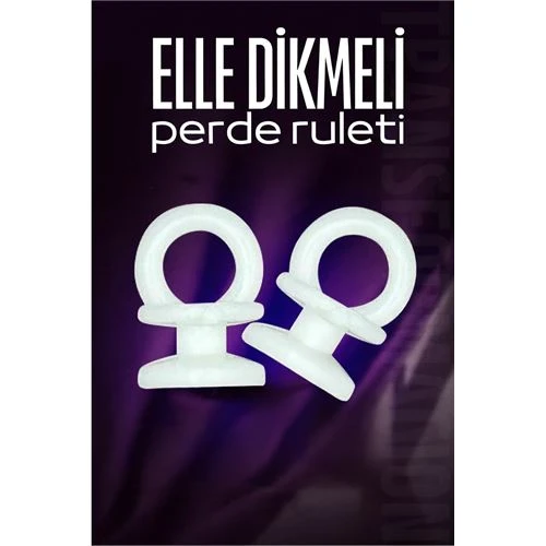 Elle Dikmeli Perde Düğmesi Perde Ruleti 38 ADET ürün görseli