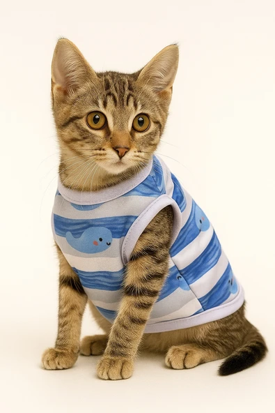 Yavru Kediler İçin Kıyafet - Karışık Renk - Resim 2