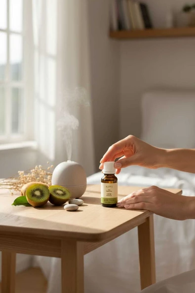 kreteg Kivi Esansiyel 10 ml Uçucu Yağ Buhurdanlık Yağı Hava Nemlendirici Aroma Difizörü Kokusu Esans - 4