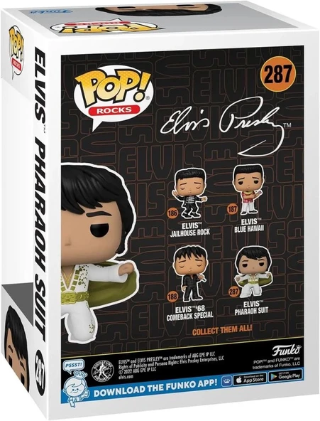 Funko Rocks: Elvis Presley - Elvis Pharaoh Kıyafeti - 3