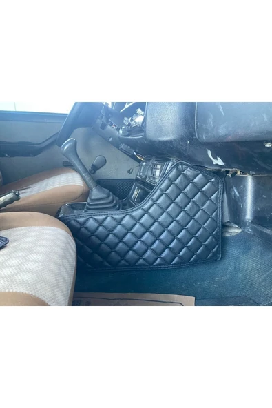 ncotodizayn Siyah Tofaş Uyumlu Orta Konsol Yan Kaplama Kumaşı Kapitone Doğan/ Şahin / Kartal - Resim 3