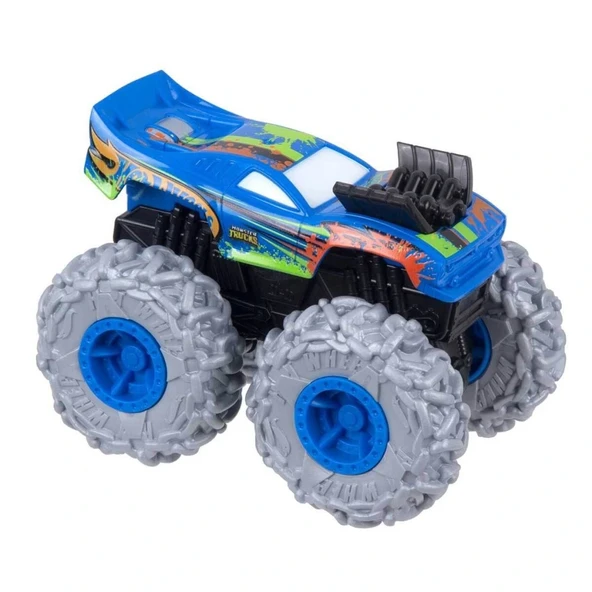 Hot Wheels Monster Trucks Çek Bırak Arabalar GVK37 - Resim 3