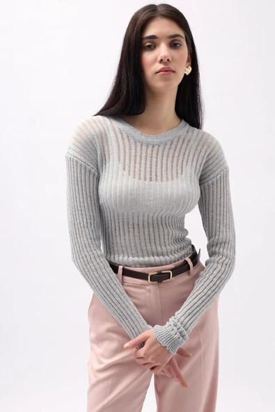 Fitilli Transparan Bluz ürün görseli 1