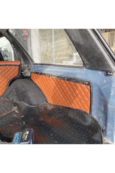 ncotodizayn TOFAŞ KARTAL BAGAJ YAN DÖŞEMELERİ 8 mm süngerli TABA RENK Kapitone - Resim 2