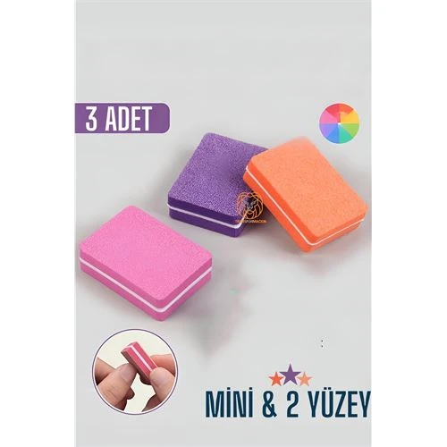 Mini Tırnak Törpüsü 100/180 Grid  3 Adet ürün görseli