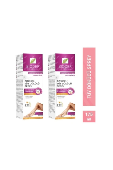 Bioder Tüy Dökücü Sprey Kadın 175 ml 2 Adet