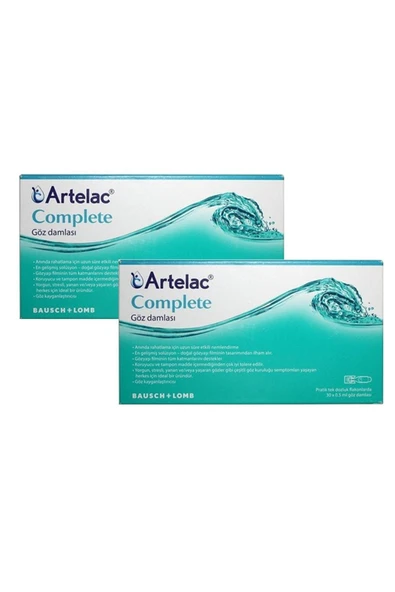 Artelac Complete Göz Damlası 30 Flakon 0,5 ml 2 Adet