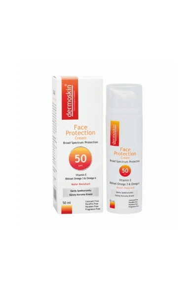 Dermoskin Face Protection Vitamin-e Güneş Koruyucu Krem Spf50 50 ml