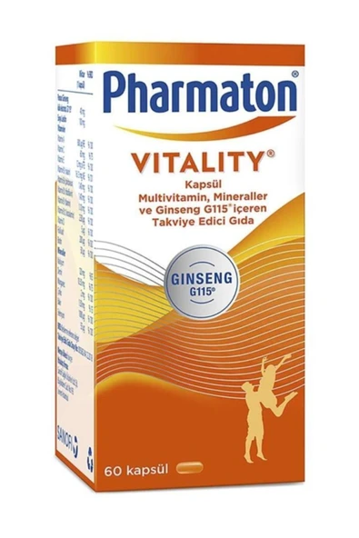 Pharmaton Vitality 30 Kapsül X 3 Adet