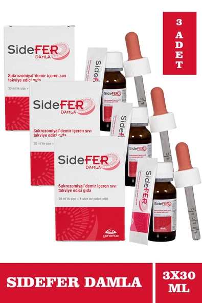 Seddar Collection Sidefer Damla 30 ml 3 Adet
