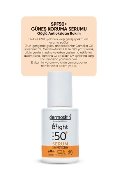 Dermoskin BE BRİGHT SUN PROTECTİON SERUM SPF 50+ 30 ML DEMBA5171 - 3