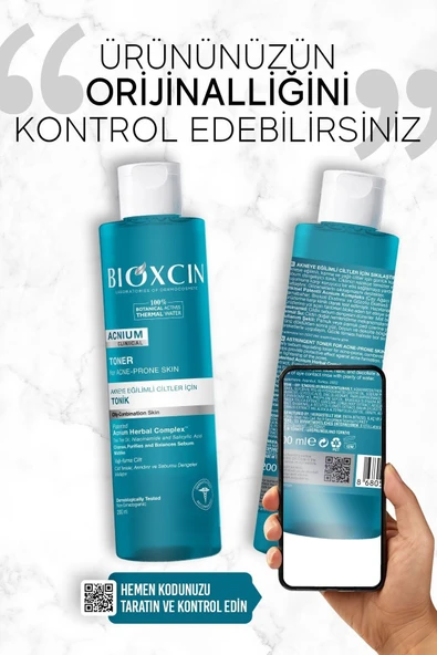Bioxcin Acnium Tonik 200 Ml Clinical Vegan Akneye Eğilimli Ciltler İçin 2'Li - 8