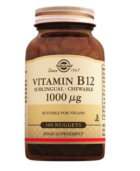 Solgar Vitamin B12 1000 mcg 100 Tablet ürün görseli 1