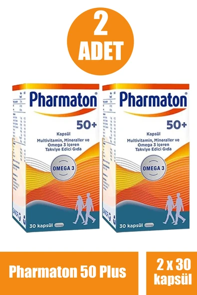 Pharmaton 50 Plus 30 Kapsül 2 Adet