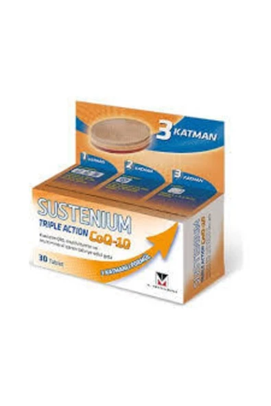 Sustenium Sutenıum Trıple Actıon Kuenzim Q10 Multimineral Takvıye Dıcı Gıda