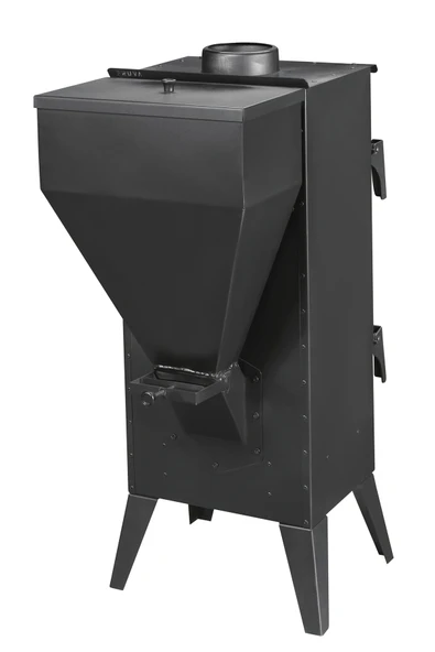 İKİZSOBA Geniş Camlı Pelet Şömine Sobası - 6 kW, Fırınlı, Ayarlanabilir Isı Teknolojisi - Resim 3