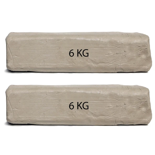 Beyaz Seramik Hamuru 12 Kg Kil Seramik Çamuru ürün görseli