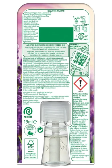 Air Wick Elektrikli Oda Kokusu Yedek Şişe Lavanta - Esansiyel Yağlar Içerir - 9